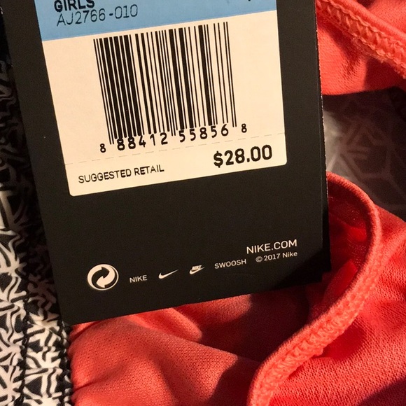 NIKE GIRLS DRY-FIT PRINTED RUNNING SHORT - Picture 4 of 6